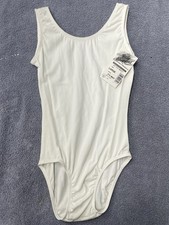 NEW Body Wrappers White Tank Leotard Style 212 Size Large