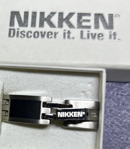 2010 NIKKEN Stainless Steel Bracelet #19086 Magnetic Technology - Image 3 of 4