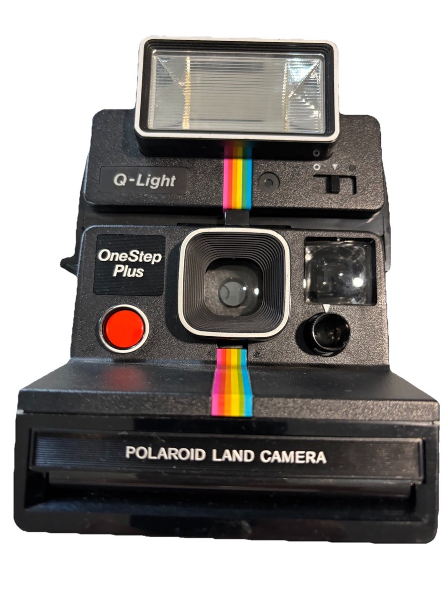 Vintage Polaroid One Step Plus Instant Land Camera With Q Light