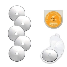 Rotary Cutter Blades 60mm 05 Pack By Compatible with notched hole 60mm rotary...
