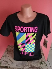 Vintage Sporting Life by Catalina NWT work out Shirt Top 1990s 90s Bright Colors