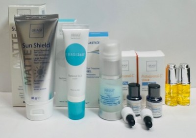 OBAGI 7 pcs+ ELASH TIDERM EYE GEL TREATMENT BRAND NEW- AUTHENTIC