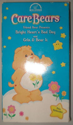 Care Bears VHS #4 Friend Bear Presents Bright Heart's Bad Day (2004) - Tested