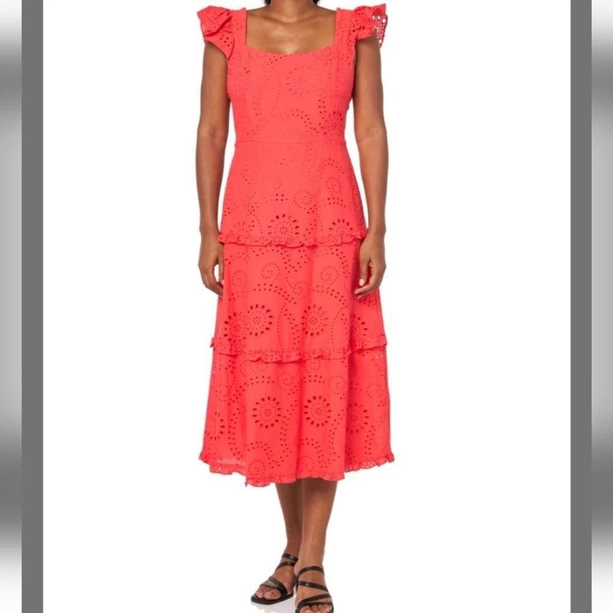 astr the label lace sheath dress Floral Lace Midi Dress