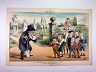 The Judge Magazine Chromolithograph 1884 — photo 1