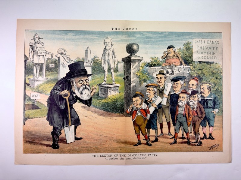 The Judge Magazine Chromolithograph 1884