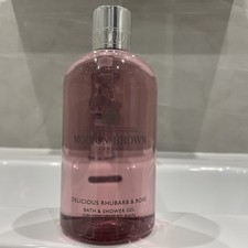 Image of NEW  Molton Brown Delicious Rhubarb & Rose Bath & Shower Gel 300ml