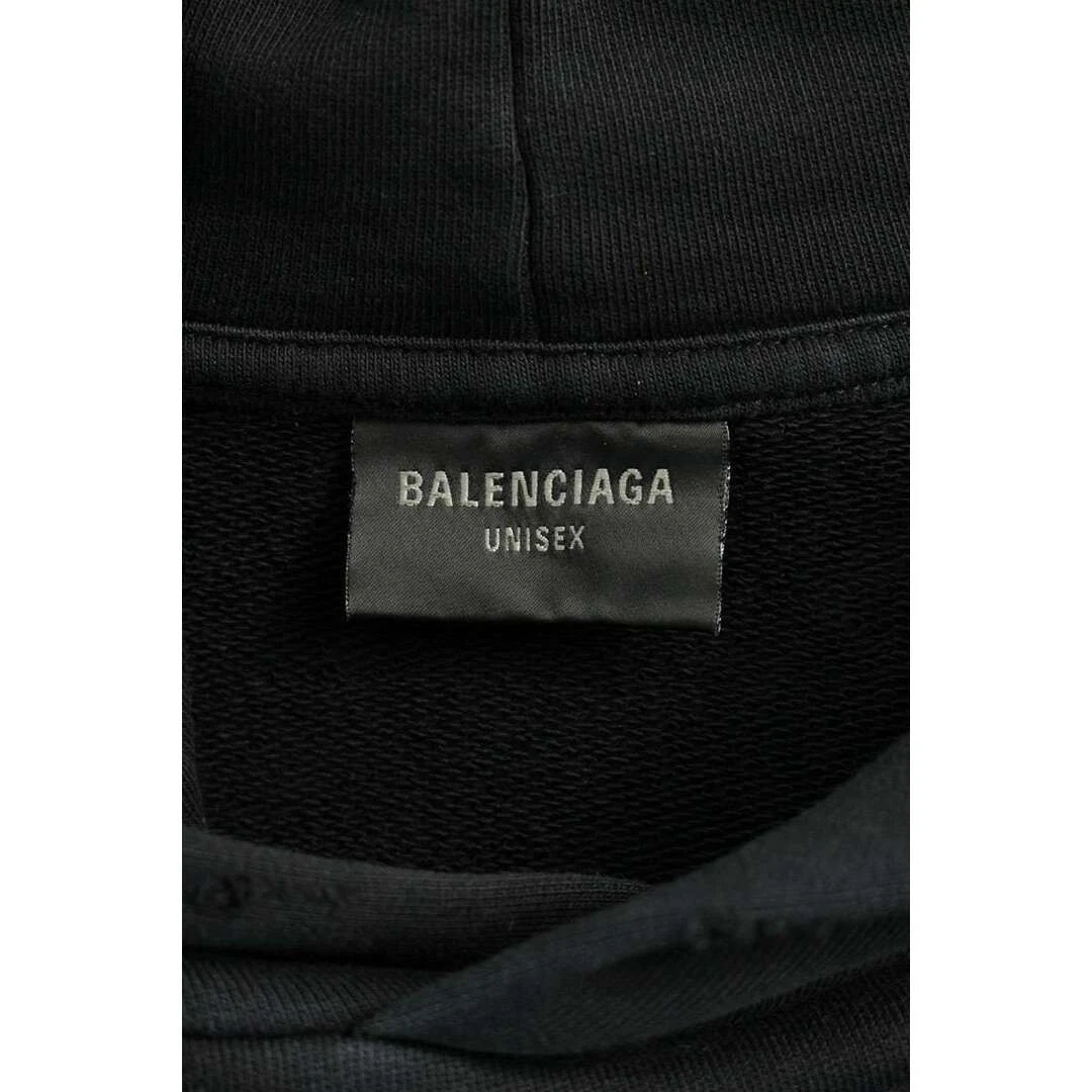 Balenciaga 24SS 761458 TPVU7 Surfer Maxi Logo Stampa Pullover Felpa con Cappuccio Uomo 3