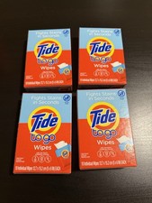 40 Individual Tide to Go Wipes Instant Stain Remover Wipes - Scented 4pk- 10 CT