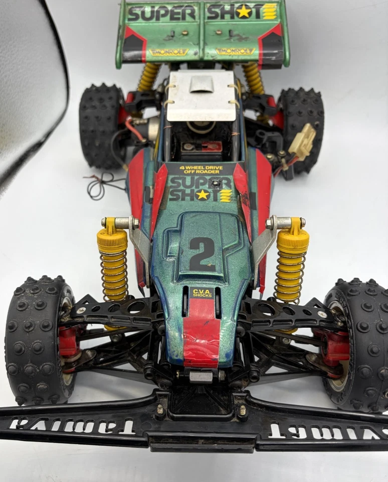 For parts TAMIYA SUPER SHOT 4WD chassis only with motor and speed controller - Image 2 of 4