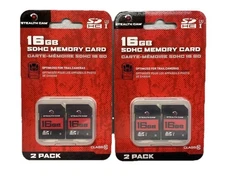Stealth Cam 16GB SDHC Memory Card 2 Pack For Trail Cameras Lot Of 2 New Send
