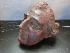 VERY LARGE -  King Louis XVI Bust Head French France Royalty Grand Tour Interest