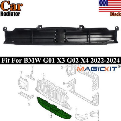 #ad Front Grille Radiator Shutter Assembly W Motor Fits BMW G01 X3 G02 X4 2022 2024 $132.99