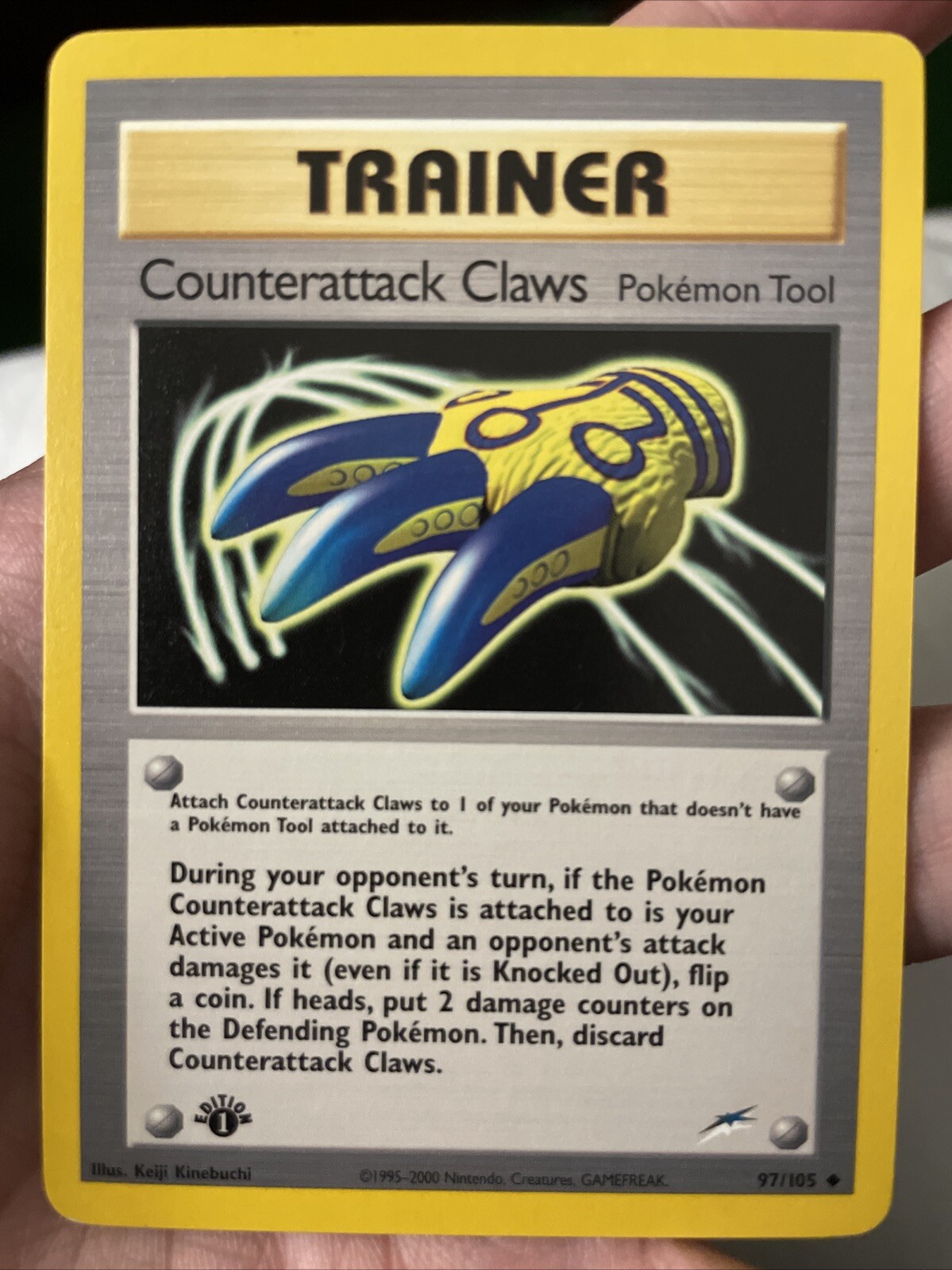 Counterattack Claws 97/105 Neo Destiny 1st Edition 2001 Light Play LP