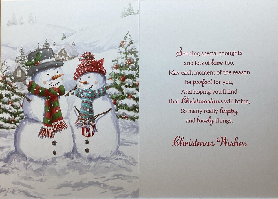 MUM AND DAD CHRISTMAS CARD 7”x5” FREE P&P eBay