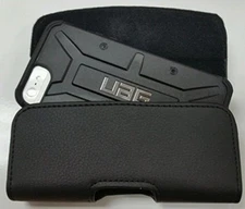 iPhone 16 15 PRO MAX  XL BELT CLIP LEATHER HOLSTER POUCH TO FIT  HARD CASE On