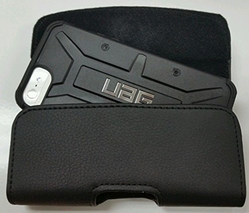 iPhone 12/ 13/ 14  15 XL BELT CLIP LEATHER HOLSTER POUCH FIT HARD CASE ON PHONE - Picture 1 of 12