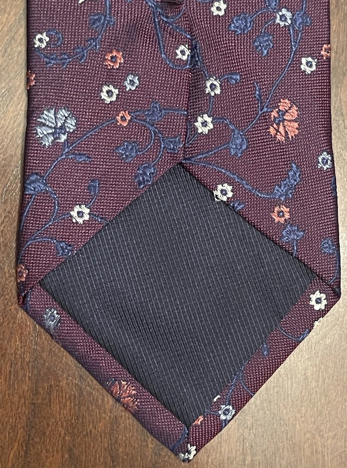 Corbata de cuello Bruno Piattelli hecha a mano 100 % seda para hombre hecha en China Foto 2 de 4
