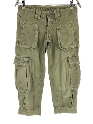 TOMMY HILFIGER Damen Shannah Cargo Cord Shorts Größe W26 - Bild 1 von 4