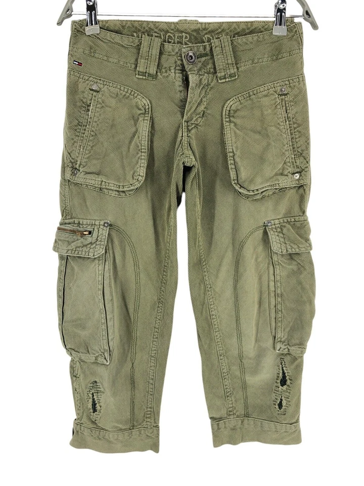 TOMMY HILFIGER Damen Shannah Cargo Cord Shorts Größe W26 - Bild 1 von 4