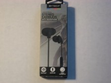 NIB BYTECH Universal Stereo Earbuds With Microphone Tablets Smartphones Ear Bud
