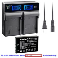Kastar Battery LCD Rapid Charger for Kodak KLIC-5001 Kodak EasyShare Z730 Zoom
