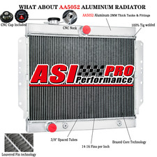 4 Rows Aluminum Radiator Fit 1959-1960 Cadillac Deville Eldorado 6.4 V8 4 Rows Aluminum Radiator Fit 1959-1960 Cadillac Deville Eldorado 6.4 V8
