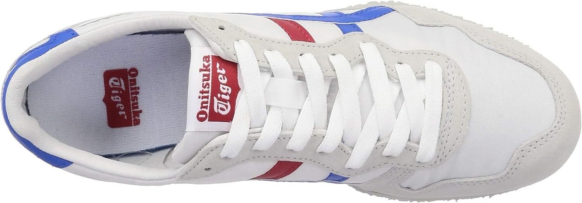 Onitsuka Tiger SERRANO ホワイト/ブルー/レッド Onitsuka Tiger SERRANO WHITE/BLUE Shoes from Japan New | eBay