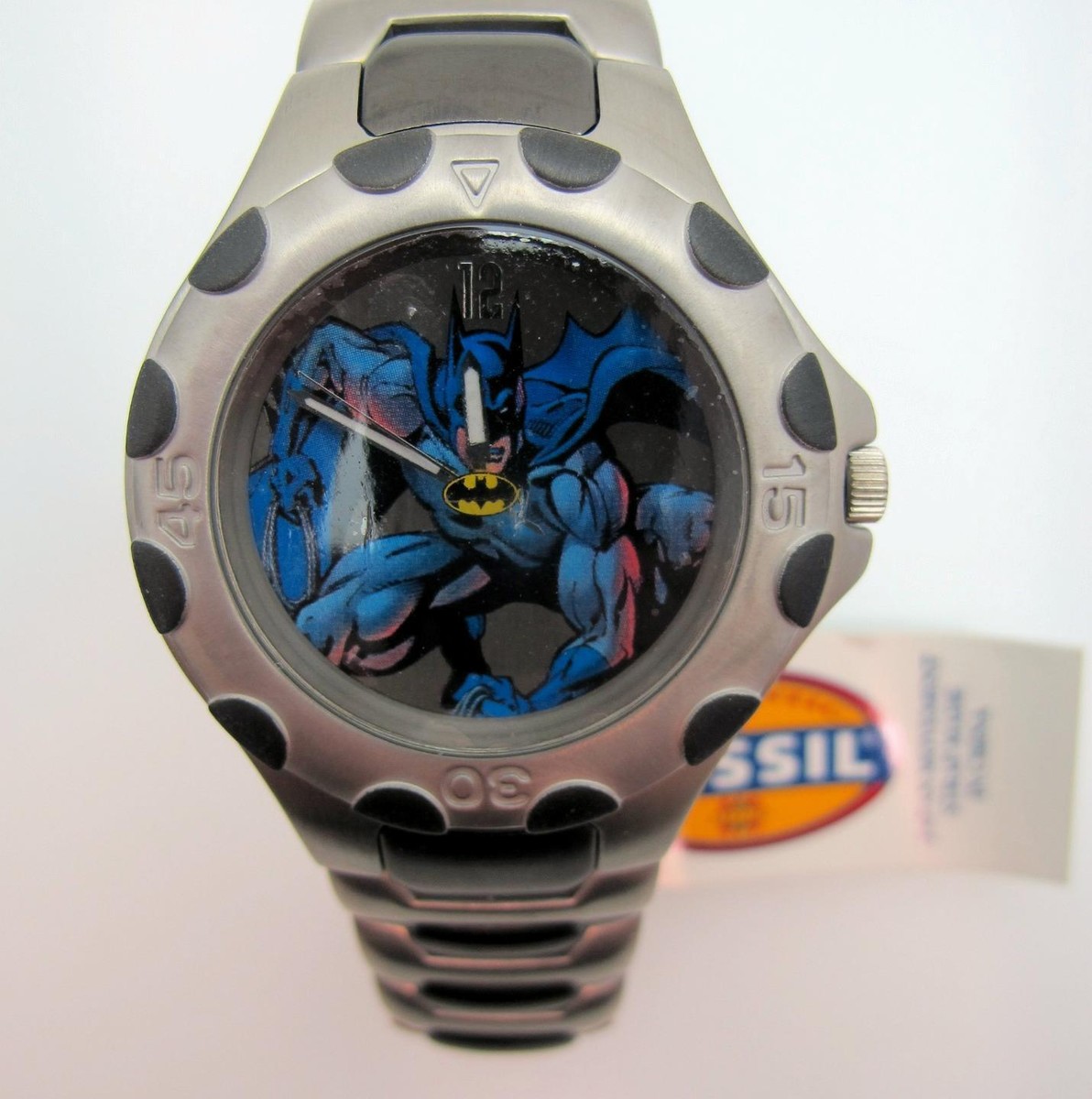 Vintage 2002 Batman Fossil LI-2054 Wrist Watch, #1192/2000