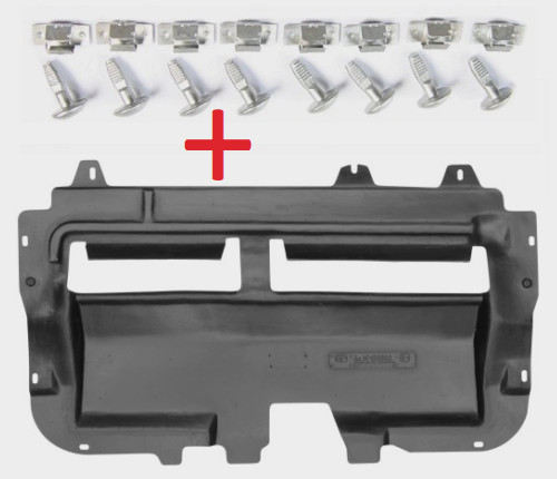 Cache sous moteur BLIC avec plaque de protection pour Peugeot 1007 de 2005 à 2009