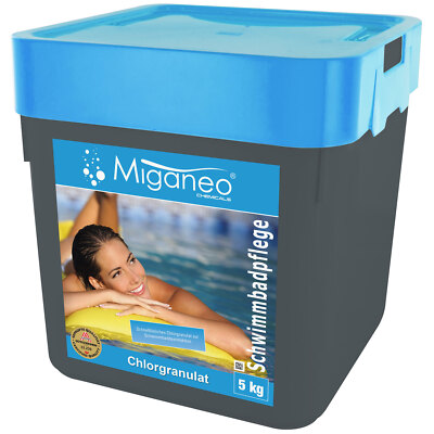 5kg Chlorgranulat Chlor Granulat Pflege Pool Schwimmbad Reinigung 56% Aktivchlor