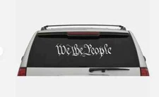 We The People Decal Car Truck Windshield Rear Window 2nd Amendment Vinyl Sticker