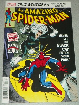 AMAZING SPIDER-MAN #194 (2021) TRUE BELIEVERS REPRINT 1ST APP. THE BLACK CAT