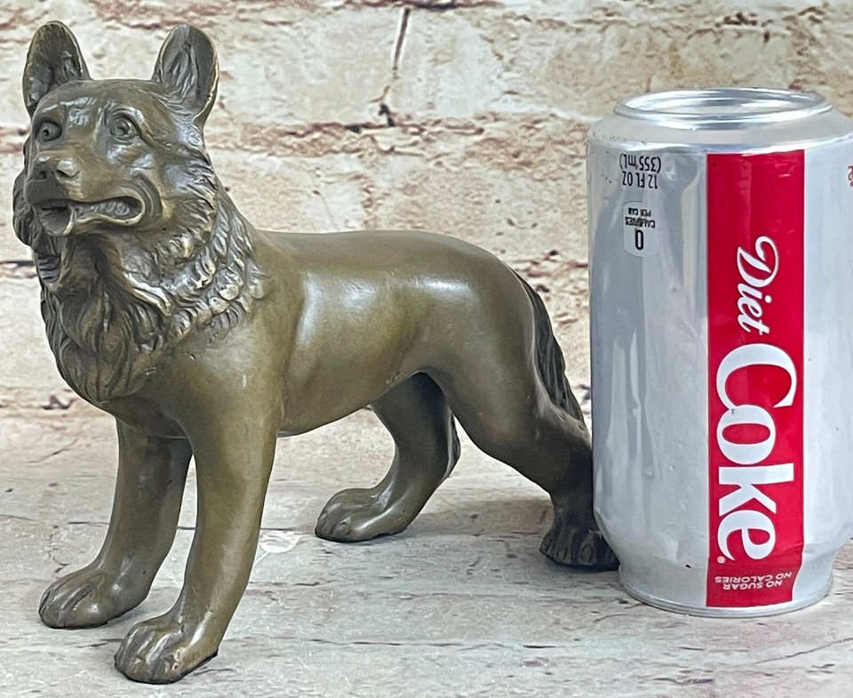 Bronze Chien Statue Casting Chiens Allemand Races Sculpture Jardin eBay