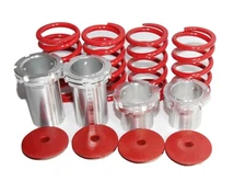 Coilover Lowering Coil Springs Set for 93-97 corolla 95-98 tercel RED/SILVER
