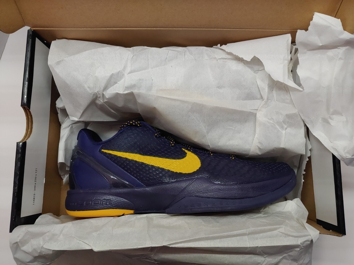 RARE Nike KOBE 6 Imperial Purple 2011 US SIZE 10.5 OG ORIGINAL NIB