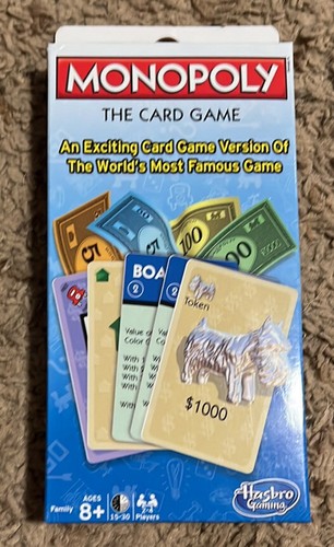 Monopoly The Card Game NEW 2017