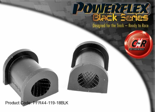 Powerflex Black RR o, Supporti 18mm per Mitsubishi Evo Rs / GSR 4-5-6