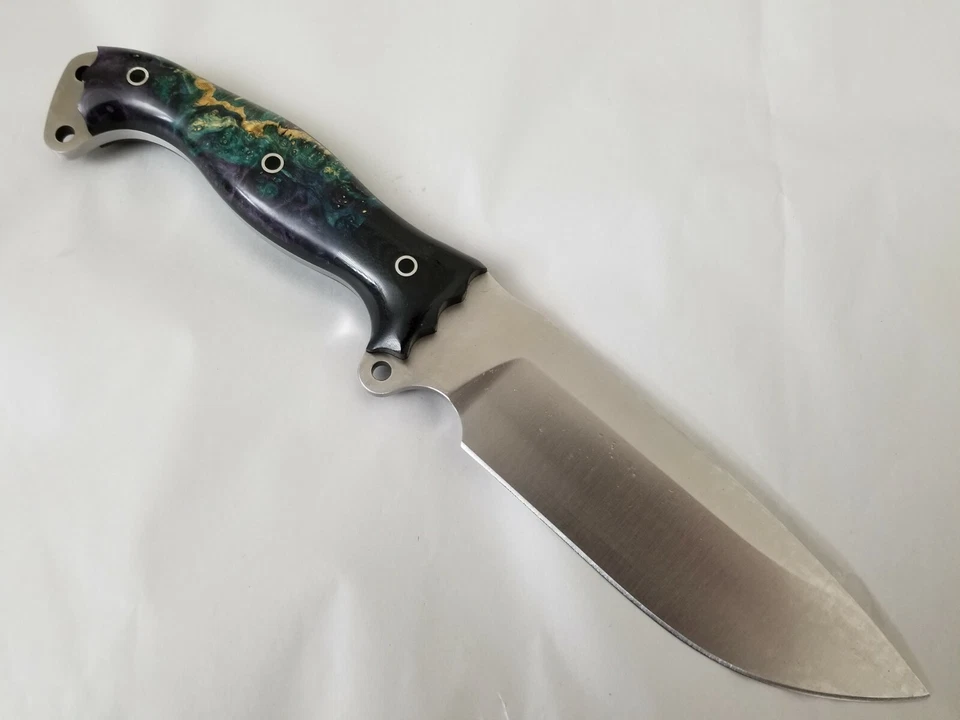 Busse Custom Shop NFNO Nano Fusion Natural Outlaw, mano satinada INFI, G-Rexed Burl Foto 2 de 4