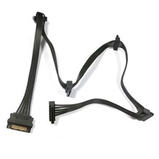 SATA Power 4Pin1 Male To 5 Female Splitter Hard Drive Cable for HDD SSD