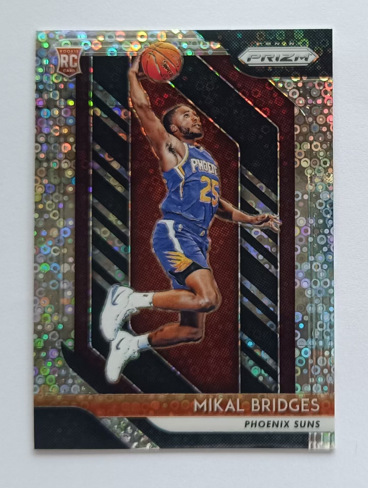 2018-19 Panini Prizm Mikal Bridges Fast Break  Disc Prizm Rookie RC