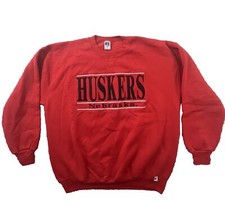 Vintage 90 s University of Nebraska Huskers College CrewNeck Mens Sz 2XL