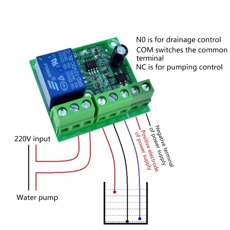 Level Controller , 5V/12V Water Level Controller Automatic Liquid Level