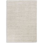 Handgewebter Teppich Schöner Wohnen meliert weiß grau Kurzflor Elara