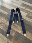 Carhartt Mens Heavy Duty Navy Blue 2” Suspenders