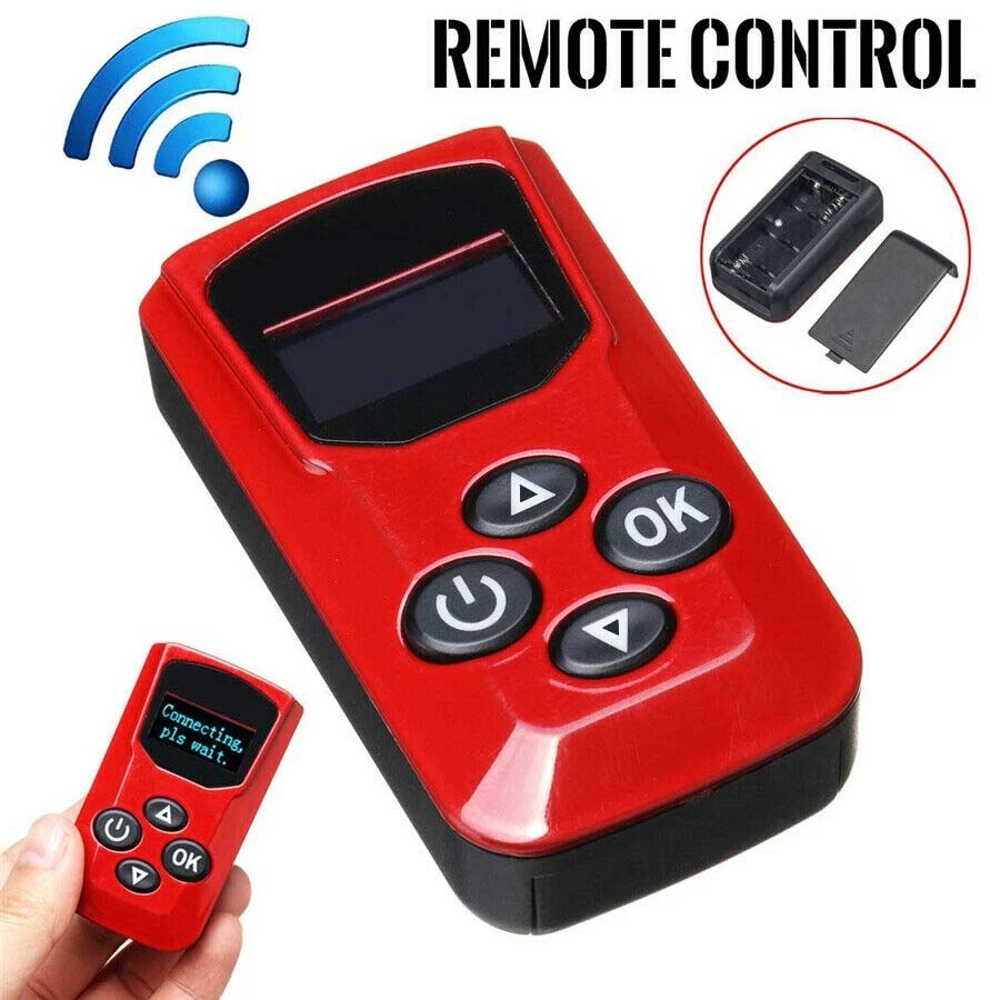 1PC Red 4 Key Thermostat Remote Control for Diesel Air Car Heater LCD Switch MU - Image 4 of 4