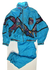 Active Stuff Track Suit Windbreaker Jogging Vintage 1980s /90s Ladies Size Large