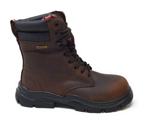 Avenger Mens Safety Boot 7266 Hoss 8" Waterproof Comp Toe Brown 7.5 2E Wide - Picture 1 of 4