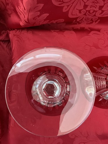 NEW FLAWLESS Stunning WATERFORD Glass Pair SIMPLY Rose Crystal MARTINI COCKTAILS - Picture 11 of 11