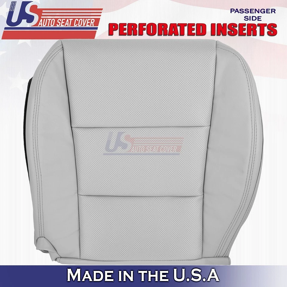 2017 2018 For Toyota Avalon Limited Front Set Bottoms Leather Seat Cover Gray - Image 4 of 4